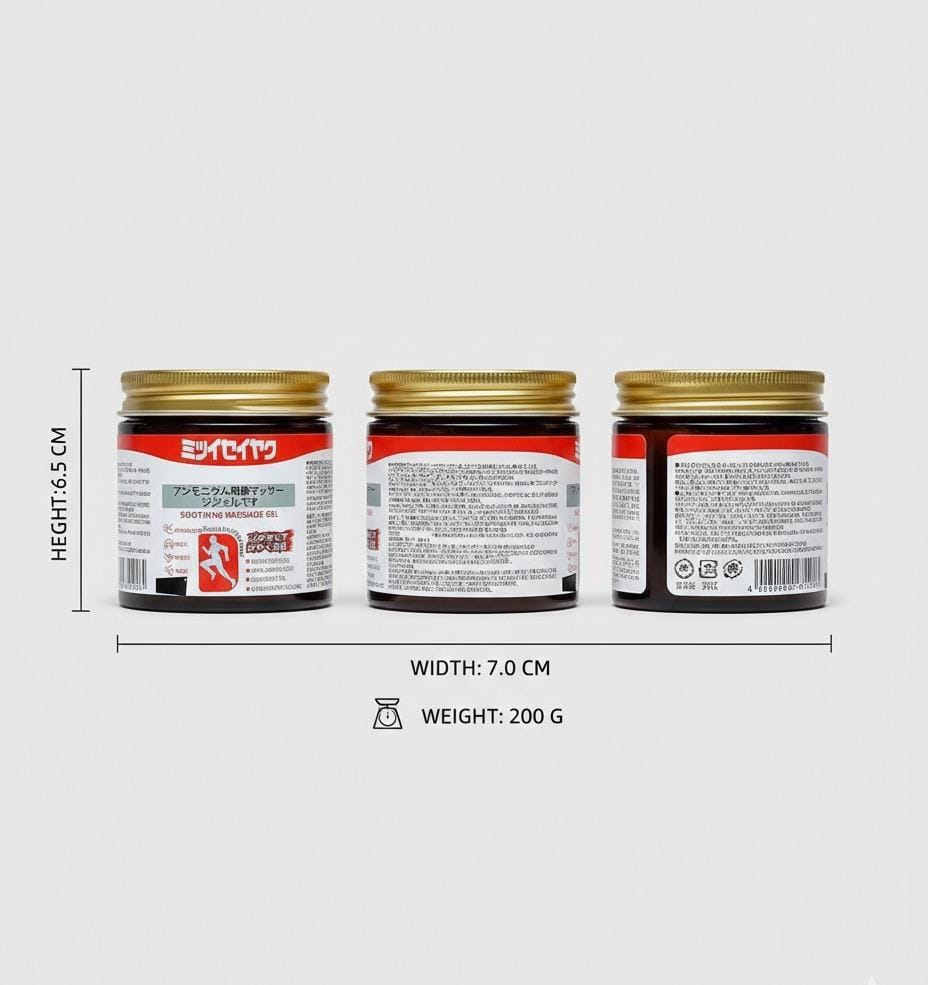 Japanese Instant Pain Relief Soothing Massage Gel β Fast Cooling Comfort for Muscles & Joints