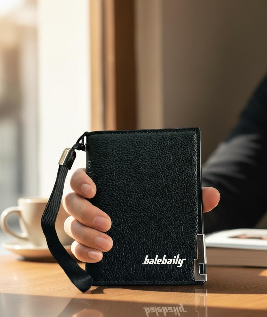 BaleBaily Wallet 💼✨ Compact, Elegant Unisex Design for Cash & Cards Easy Pocket Carry