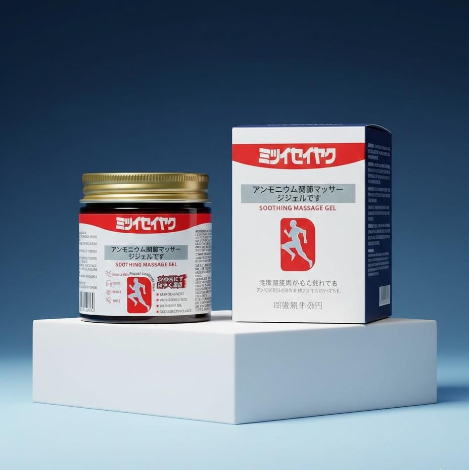 Japanese Instant Pain Relief Soothing Massage Gel – Fast Cooling Comfort for Muscles & Joints