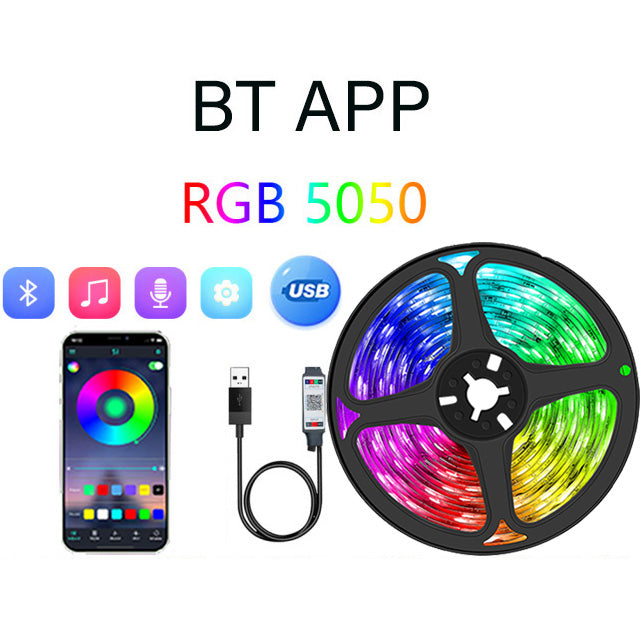 WIFI RGB LED Strip Light Bluetooth APP Control