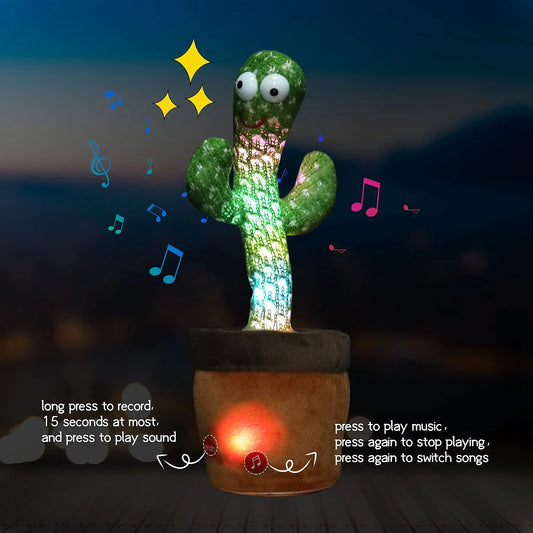 Dancing Talking Cactus Toy For Baby Boys And Girls
