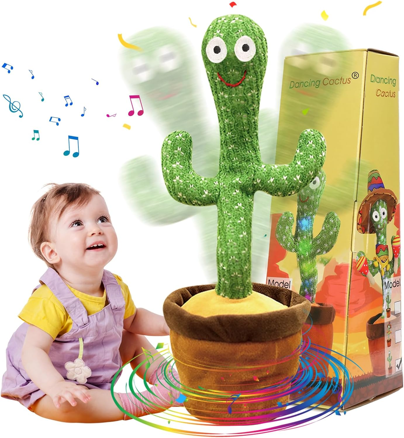 Dancing Talking Cactus Toy For Baby Boys And Girls